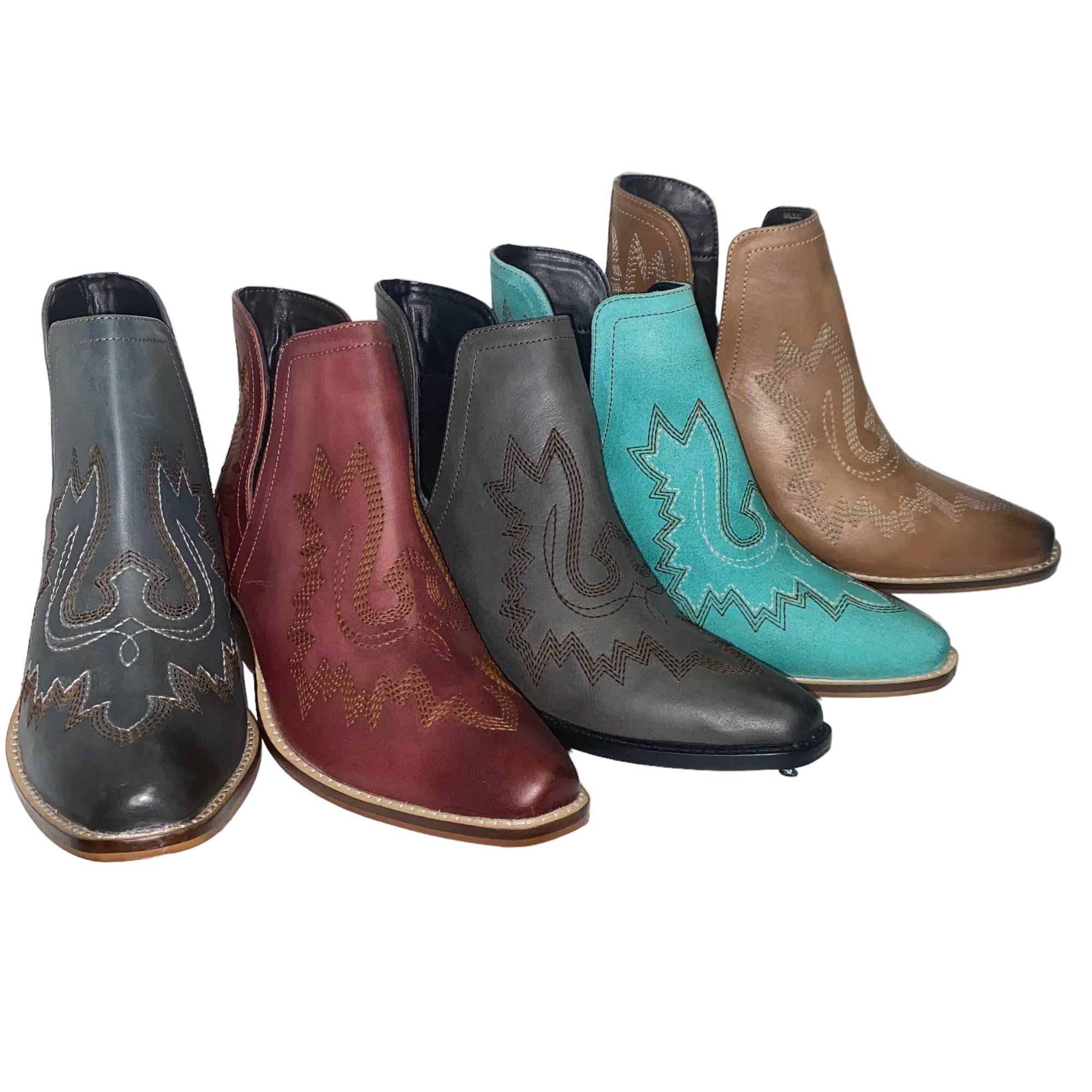 KICK IT- WESTERN BOOTIES TAN