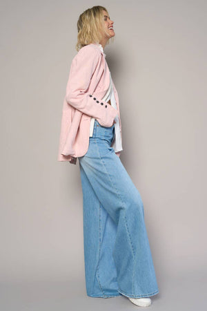 High Rise Super Wide Leg Jeans