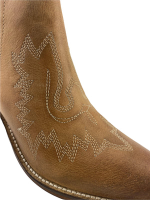 KICK IT- WESTERN BOOTIES TAN