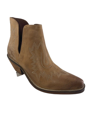 KICK IT- WESTERN BOOTIES TAN