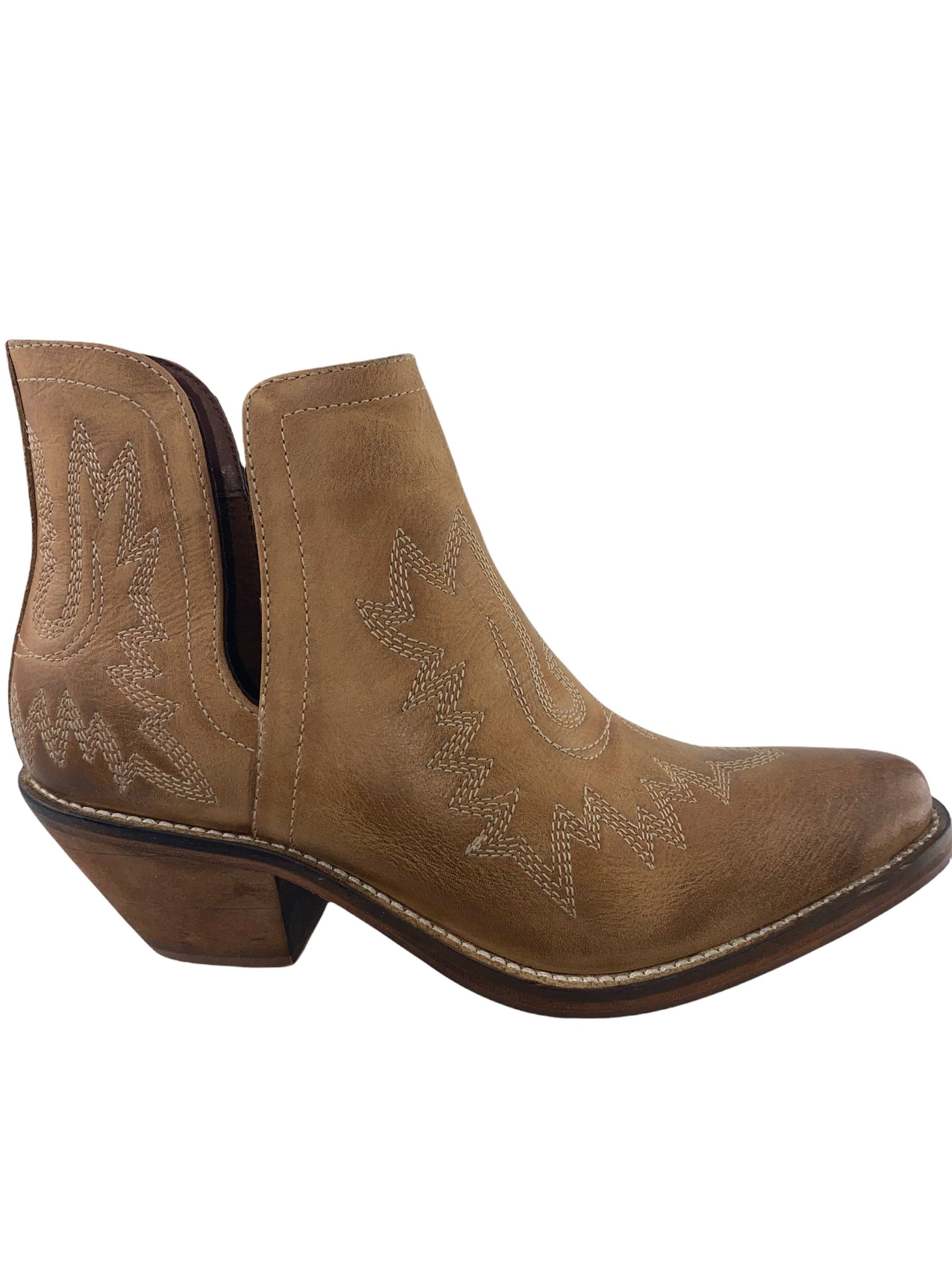 KICK IT- WESTERN BOOTIES TAN